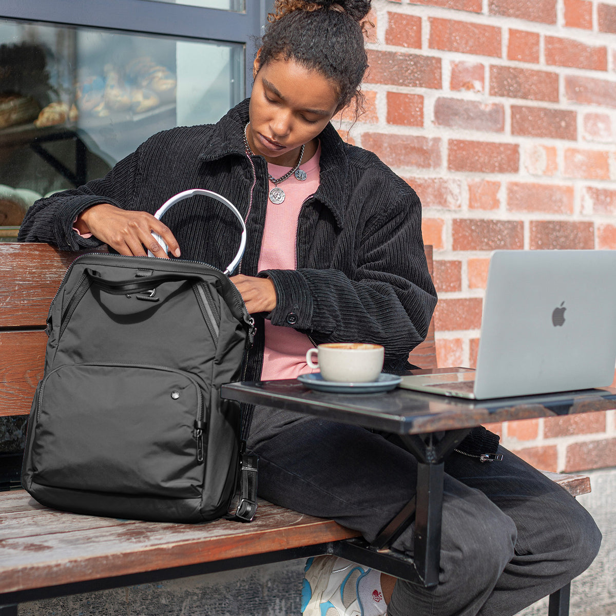 Pacsafe® CX Anti-Theft Backpack, Serenity Blue