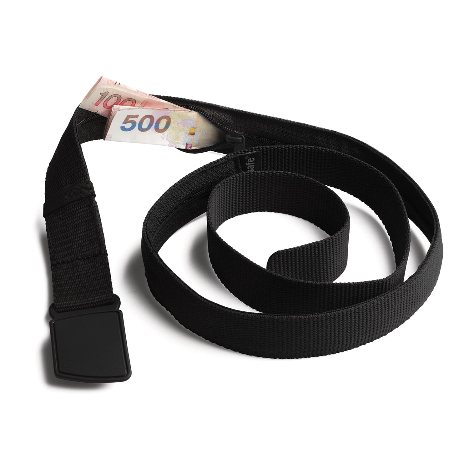 MFH Security Waist Belt In Black: Durable & Adjustable For Outdoor Activities