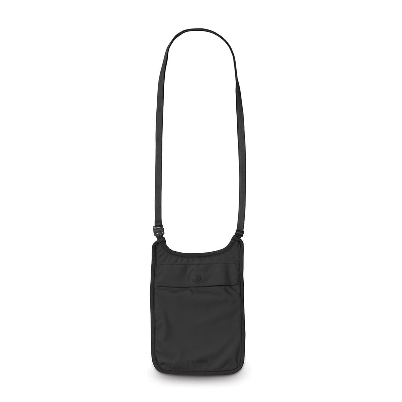 Coversafe® S75 secret travel neck pouch, Black