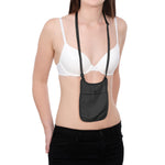 Coversafe® S75 secret travel neck pouch, Black