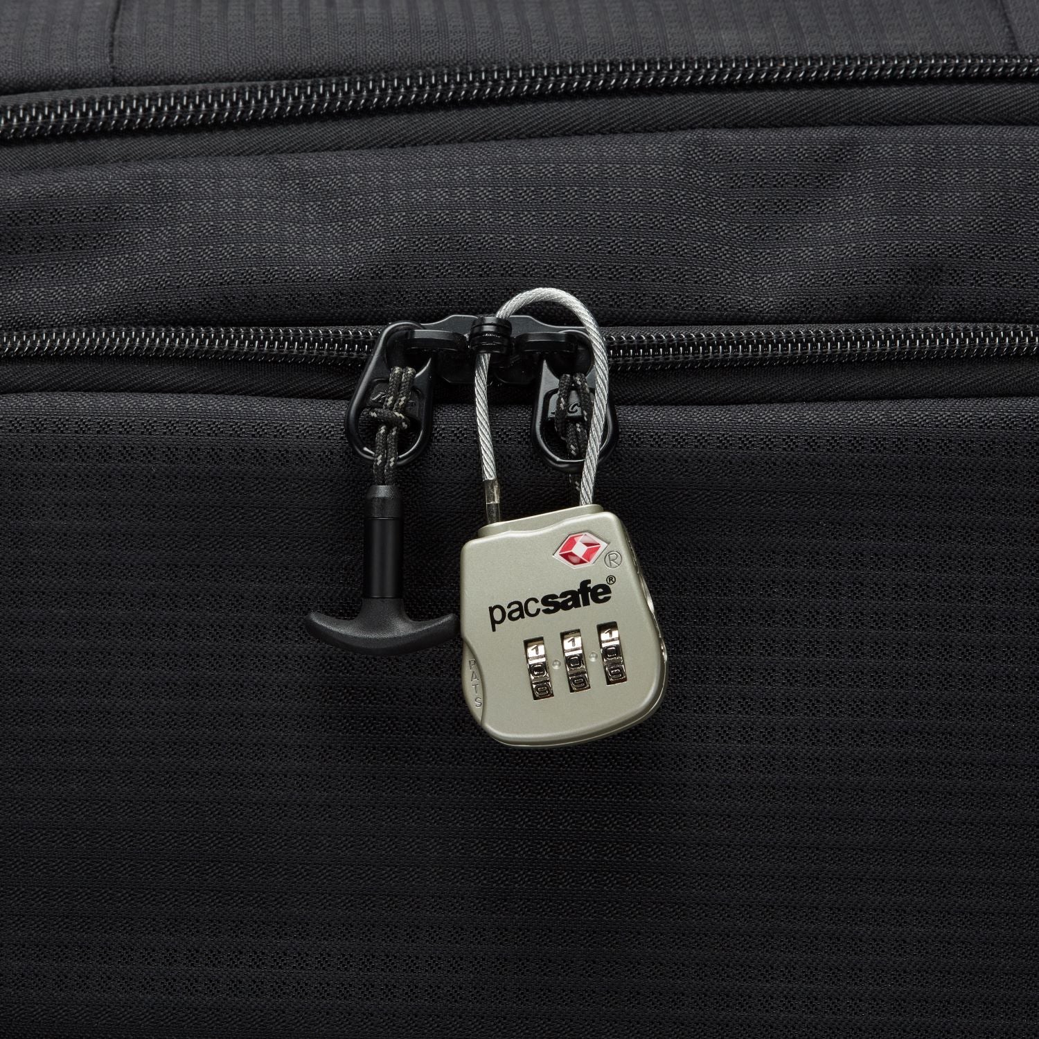 Pacsafe ProSafe 800 TSA Accepted 3-Dial Cable Lock Silver
