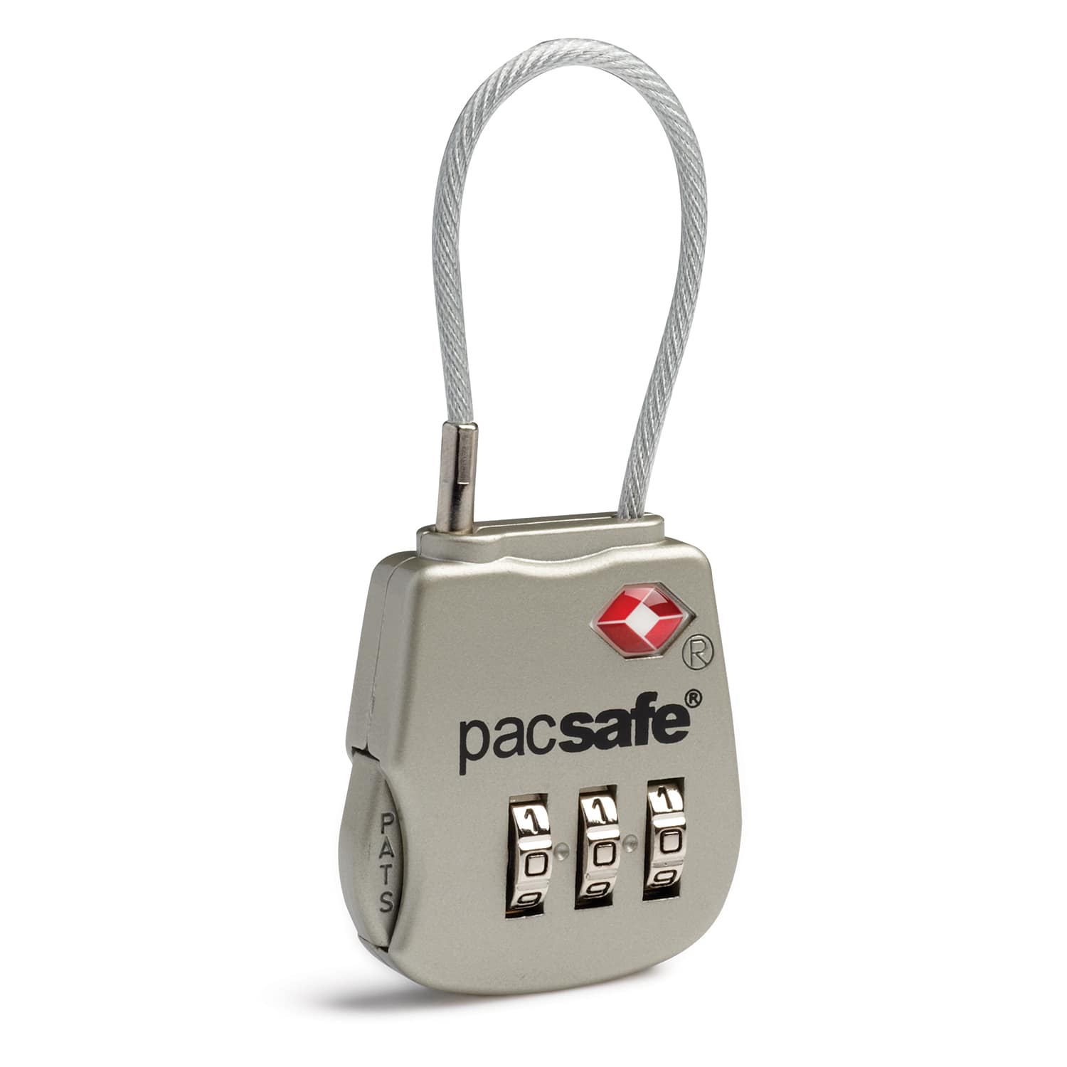 TSA Luggage Locks (2 Pack) - 4 Digit Combination Steel Padlocks - Approved  Travel Lock for Suitcases & Baggage - TSA Lock - Black