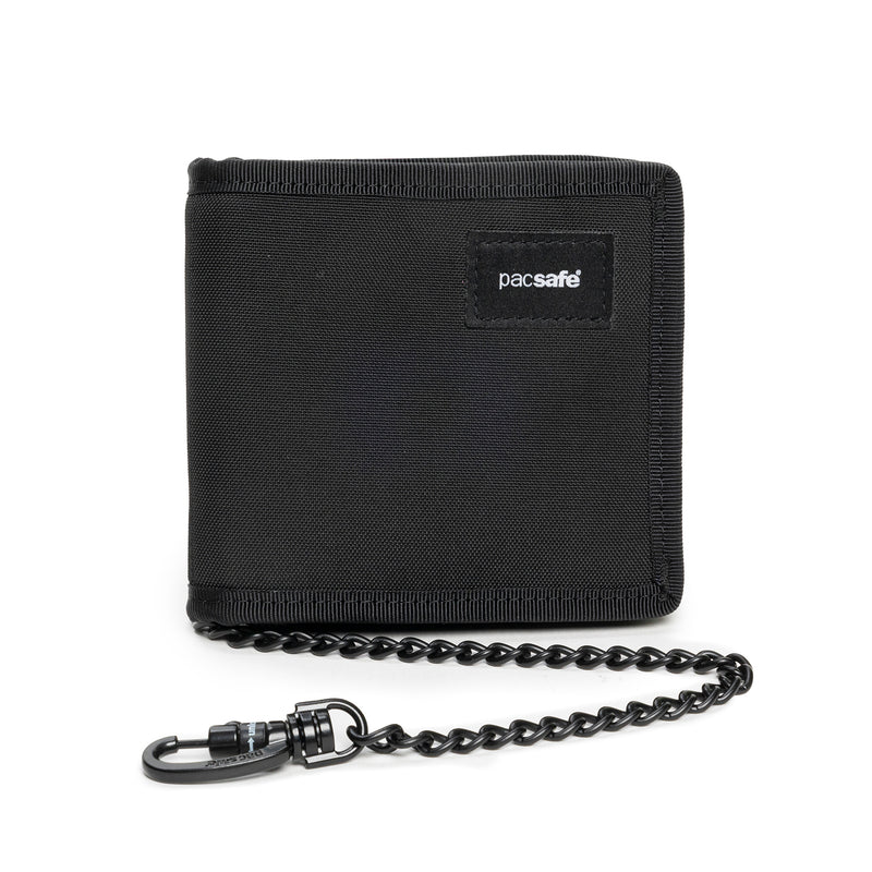 Pacsafe® RFIDsafe™ Z100 RFID blocking bifold wallet, Black