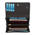RFIDsafe™ RFID blocking clutch wallet,Black