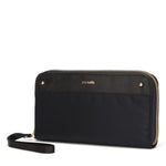 RFIDsafe™ RFID blocking continental wallet,Black