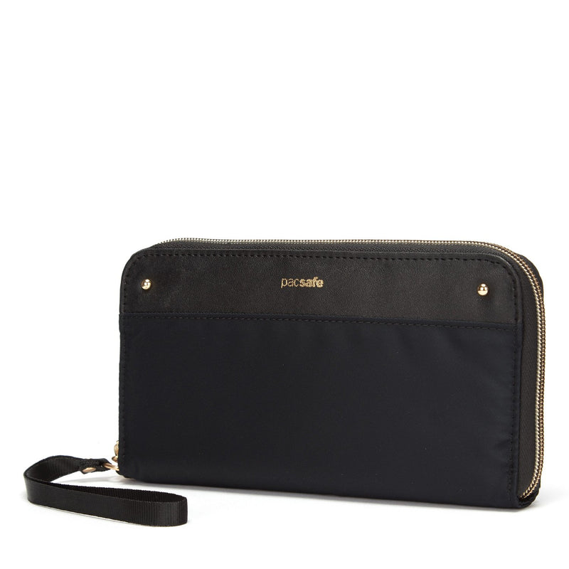 RFIDsafe™ RFID blocking continental wallet,Black
