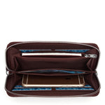 RFIDsafe™ RFID blocking continental wallet,Merlot