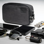 RFIDsafe® RFID blocking travel case,Carbon