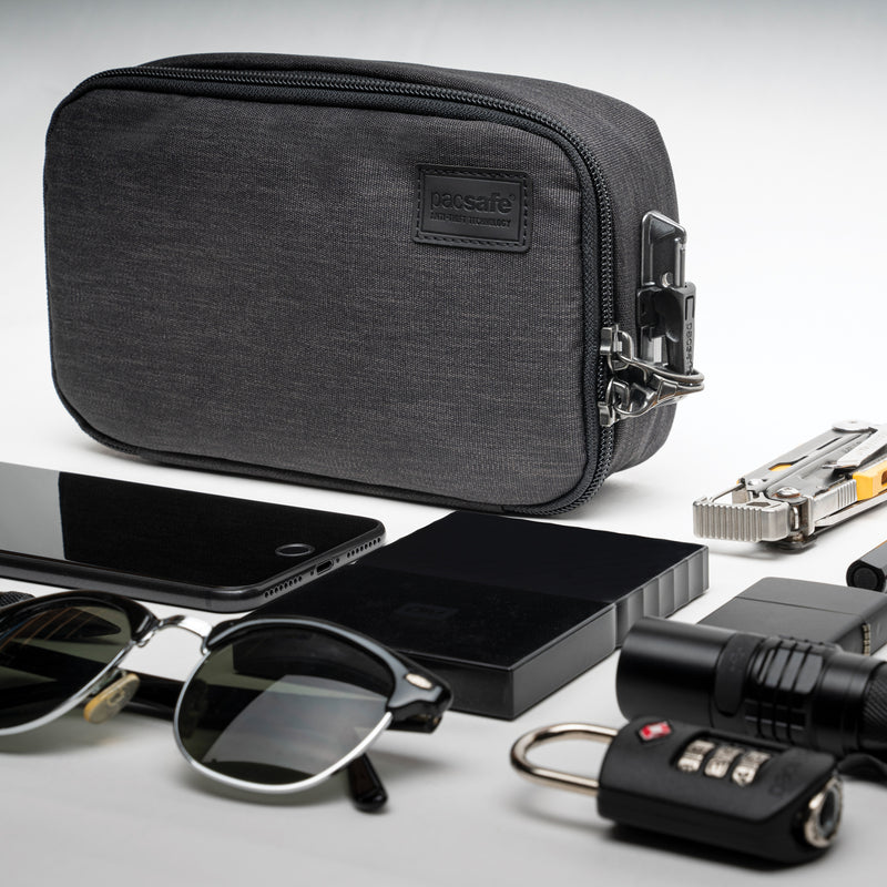 RFIDsafe® RFID blocking travel case,Carbon