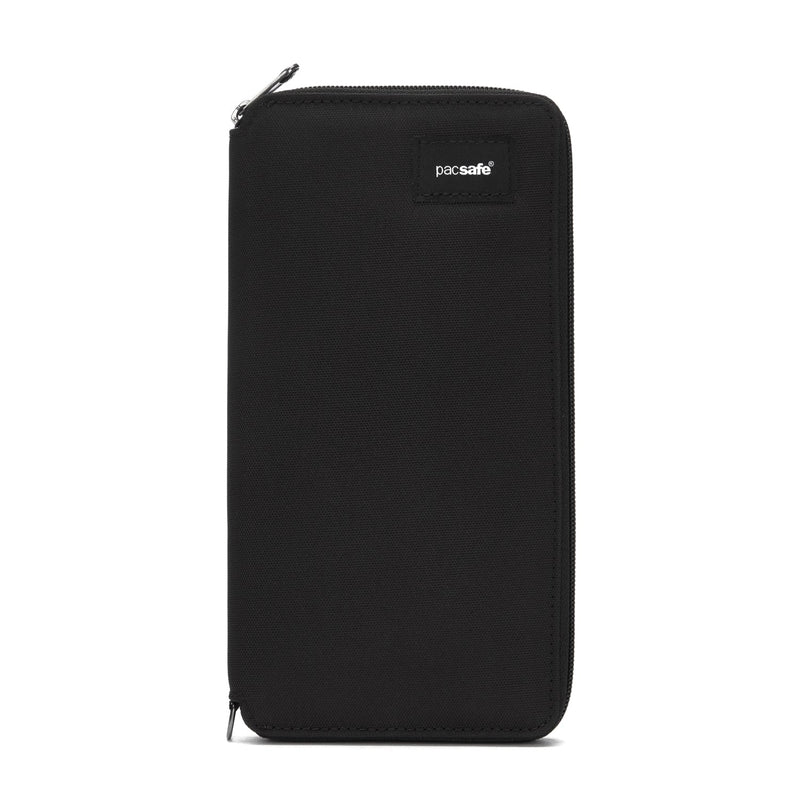 Pacsafe® RFIDsafe™ RFID blocking travel wallet,Black