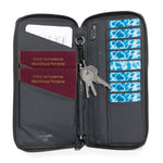 Pacsafe® RFIDsafe™ RFID blocking travel wallet,Black